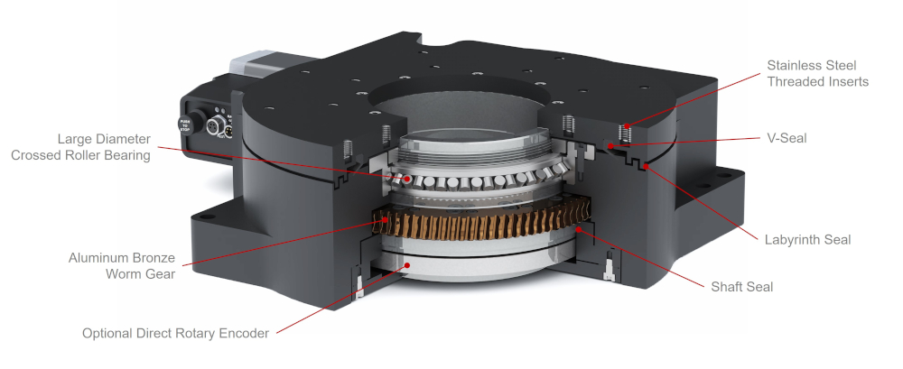 Rotary Stage Worm Gear