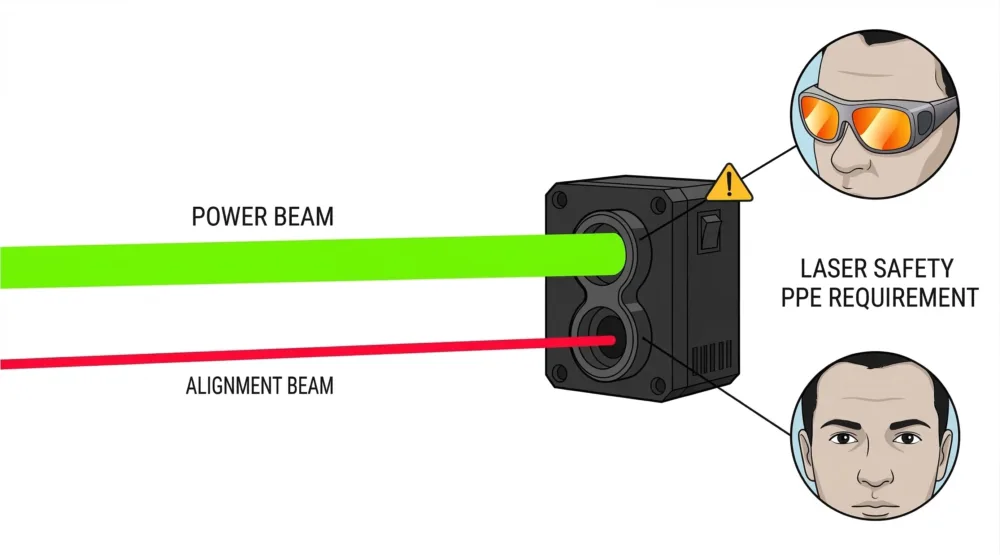 Operating-beams-laser