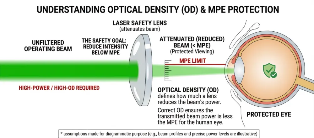optical density & PPE